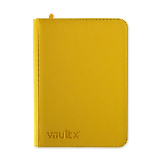 Vault X 9 pocket Exo-Tec Zip Binder - Sunrise Yellow