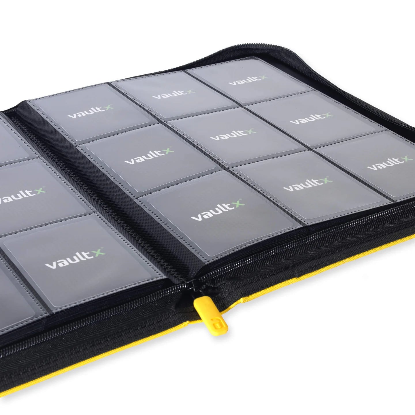 Vault X 9 pocket Exo-Tec Zip Binder - Sunrise Yellow