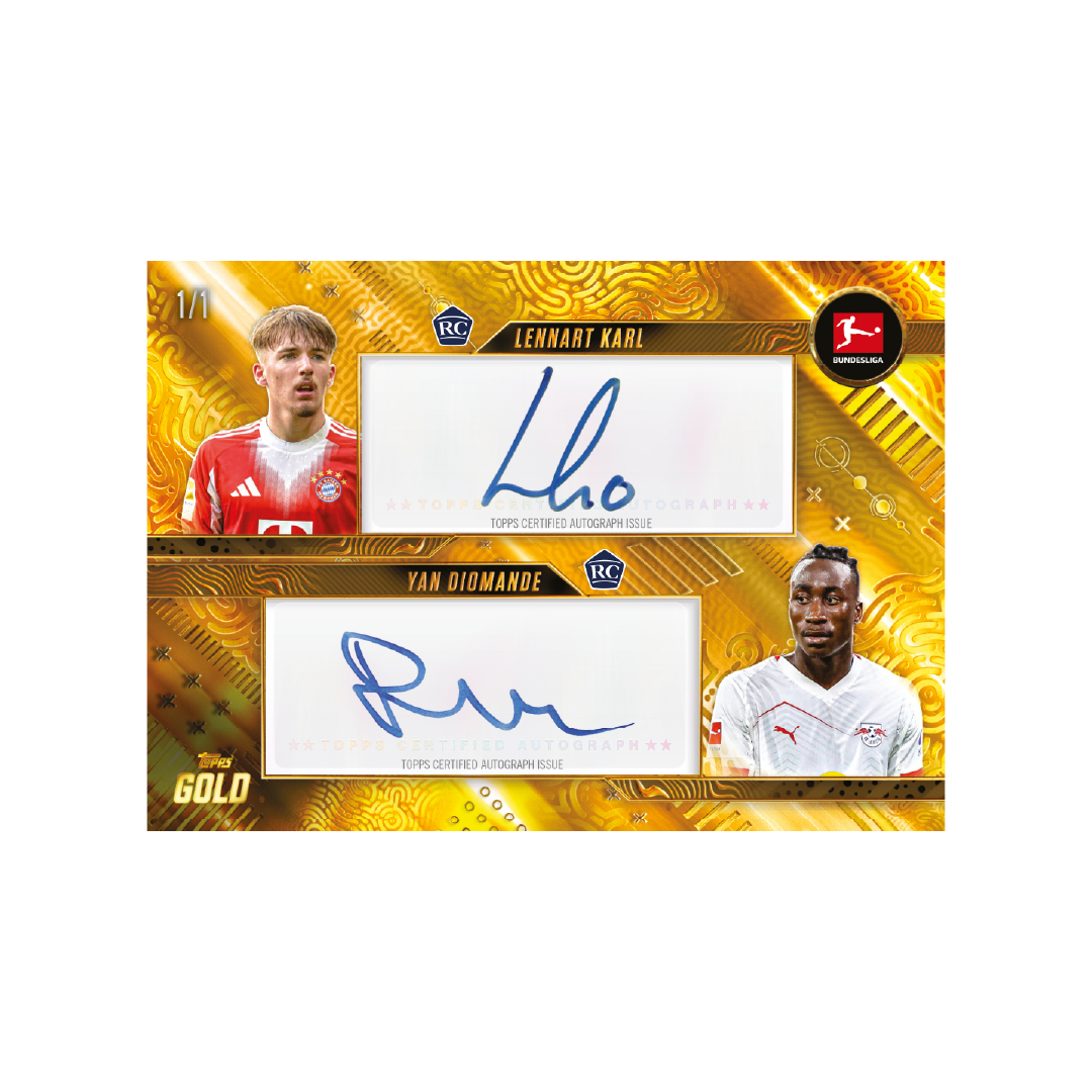 Topps Gold Bundesliga Soccer 2025-26 Hobby Box