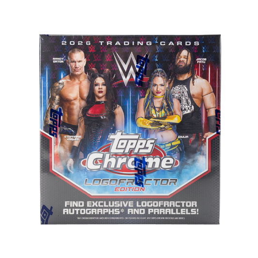 Topps Chrome WWE 2026 Logofractor Edition Box