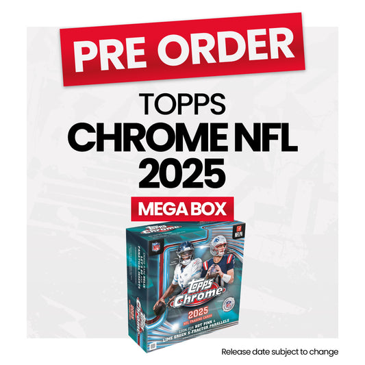 Topps Chrome Football 2025 Mega Box - Pre-Order