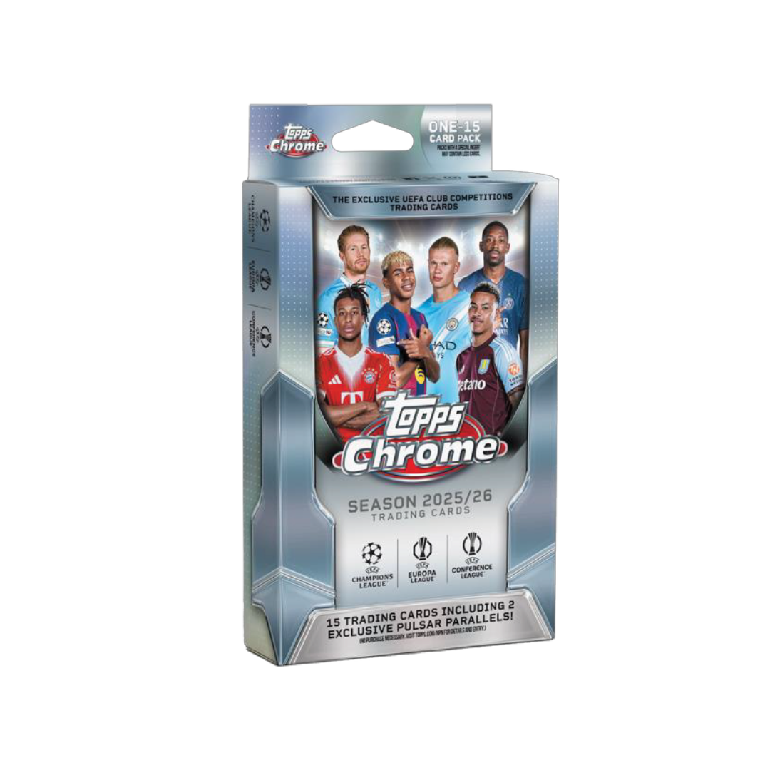 Topps Chrome UEFA Club Competitions 2025/26 Hanger Box