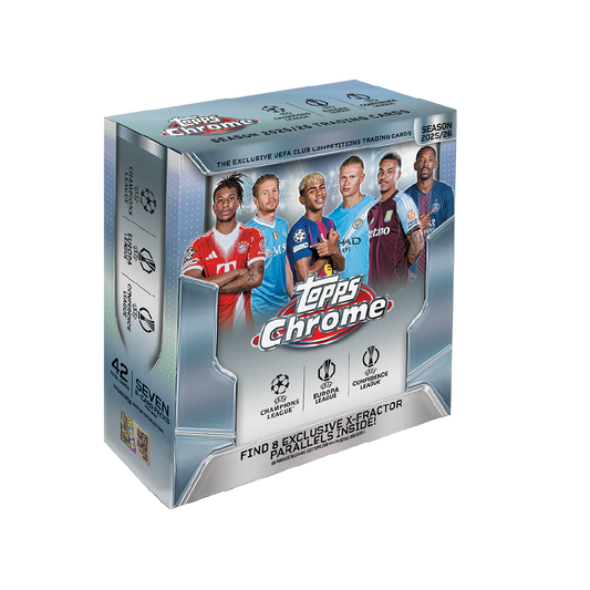 Topps Chrome UEFA Club Competitions 2025/26 Mega Box