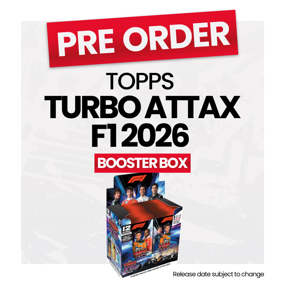 f1 booster box 2025 Topps Chrome Formula 1 Blaster featuring high 2025 Topps Turbo Attax Formula