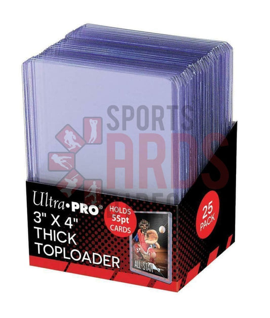 Ultra Pro Thick Top Loaders 55Pt 25 Pack 3X4