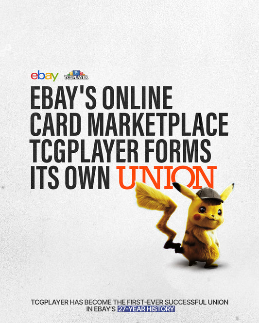 TCGPLAYER HAS BECOME THE FIRST-EVER SUCCESSFUL UNION IN EBAY'S 27-YEAR HISTORY