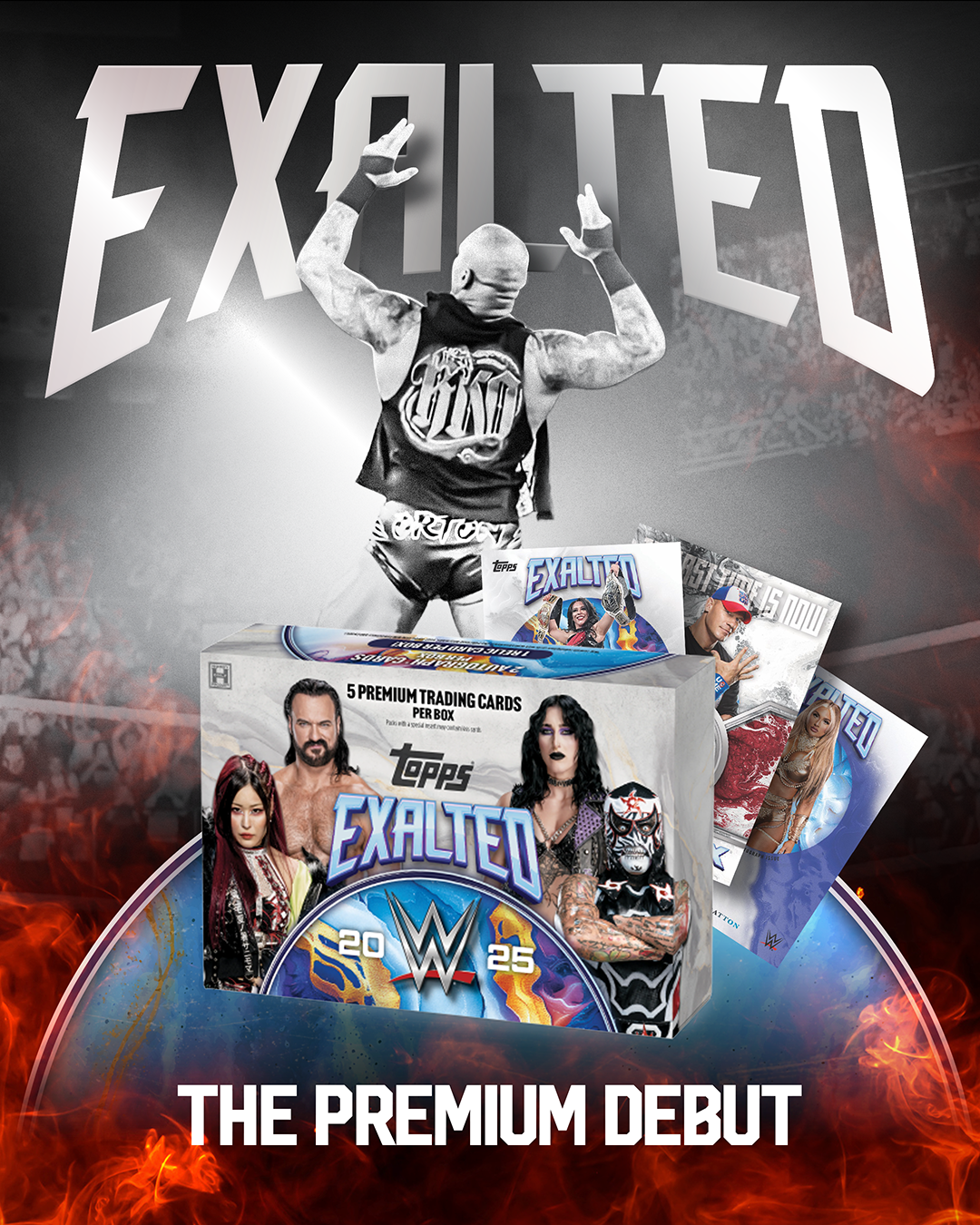 TOPPS EXALTED WWE: THE PREMIUM DEBUT
