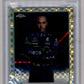 Topps Lewis Hamilton Gold Checker Flag Refractor /50 Chrome F1 2022 #5 Psa9