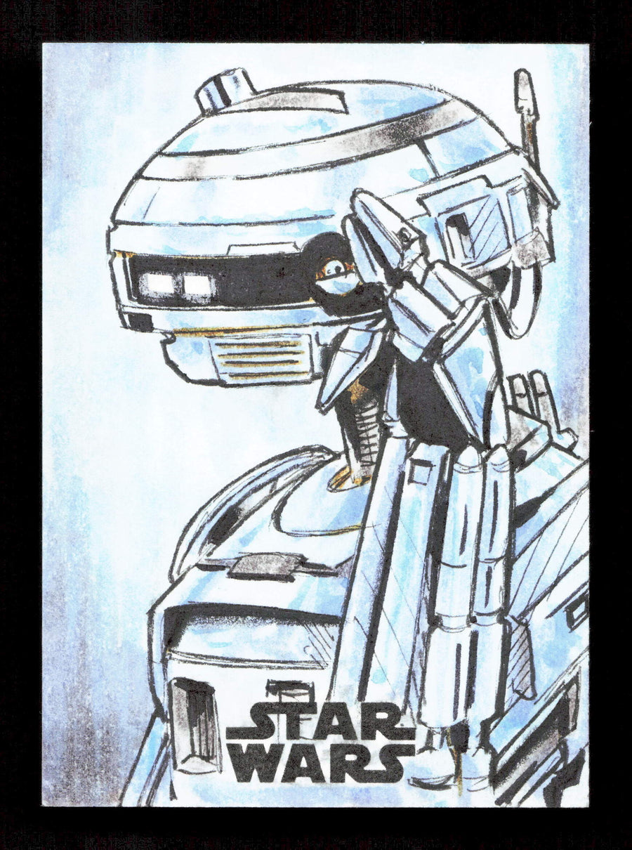Topps L3-37 Star Wars Sketch Card By Humberto Fuentes Star Wars Solo 2018