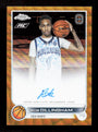 Topps Rob Dillingham Gold Wave Autograph Card /50 Overtime Elite Basketball 2022-23