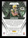 Panini Jayden Reed Autograph Relic Card /149 Panini Phoenix Football 2023