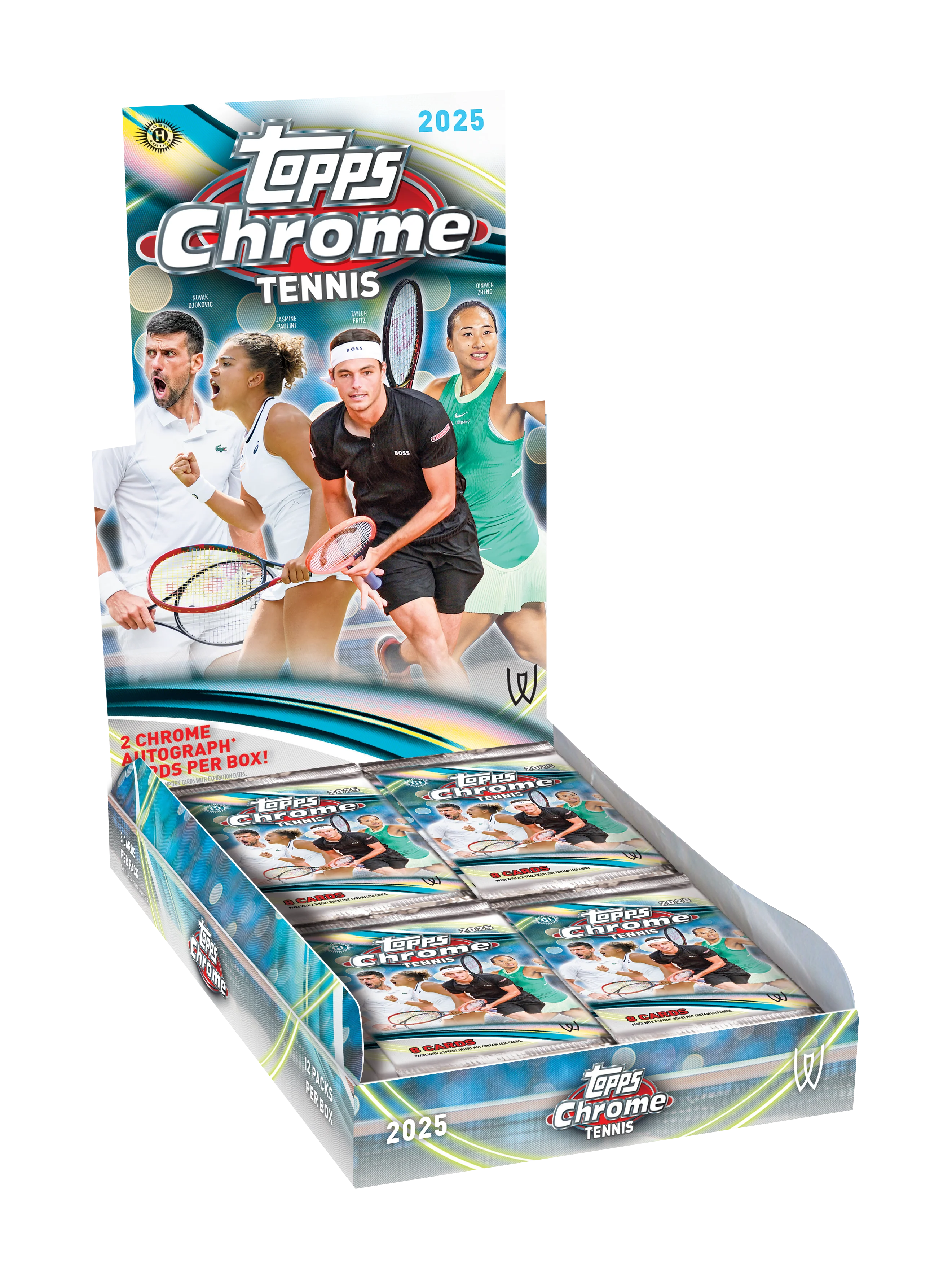 髙橋宏斗 VOLCANIC 09/25 topps chrome PSA10 Topps Chrome Tennis 2025 Hobby Box