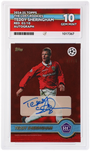 Topps Teddy Sheringham Red Autograph 02/10 2024/25 The Lost Rookies ACE 10