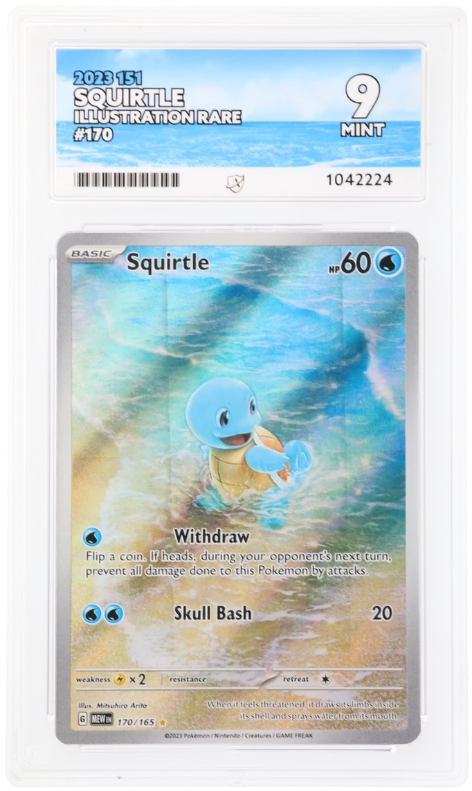 Pokemon Squirtle 170/165 Illustration Rare 2023 151 ACE 9