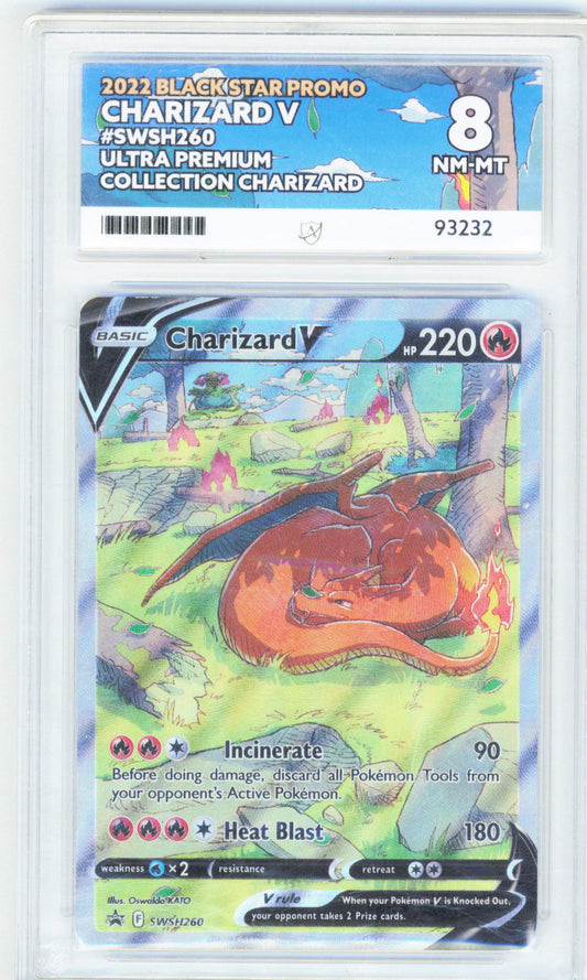 Pokemon Charizard V SWSH260 Pokemon Black Star Promo Ultra Premium Collection Charizard 2022 ACE8