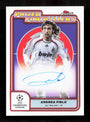Topps Andrea Pirlo White Prized Footballers Autograph Card Finest UEFA Club Competitions 2024-25