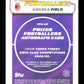 Topps Andrea Pirlo White Prized Footballers Autograph Card Finest UEFA Club Competitions 2024-25