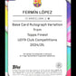 Topps Fermin Lopez Black Wave Autograph Card /10 Finest UEFA Club Competitions 2024-25