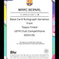 Topps Marc Bernal Orange Wave Autograph Card /25 Finest UEFA Club Competitions 2024-25
