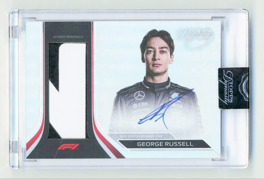 Topps George Russell On Card Autograph Patch Card /10 Dynasty Formula 1 2024