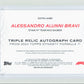 Topps Alessandro Alunni Bravi Triple Relic On Card Autograph Card Dynasty Formula 1 2024