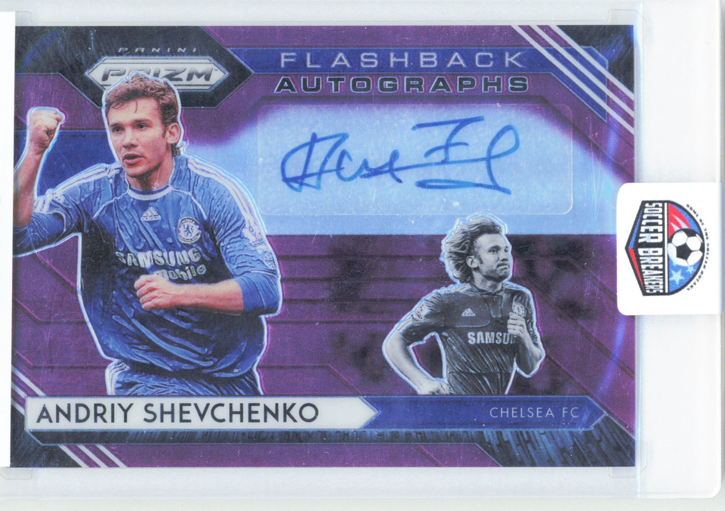 Panini Andriy shevchenko Purple Flashback Autograph Prizm /99 Panini Prizm Premier League 2020-21
