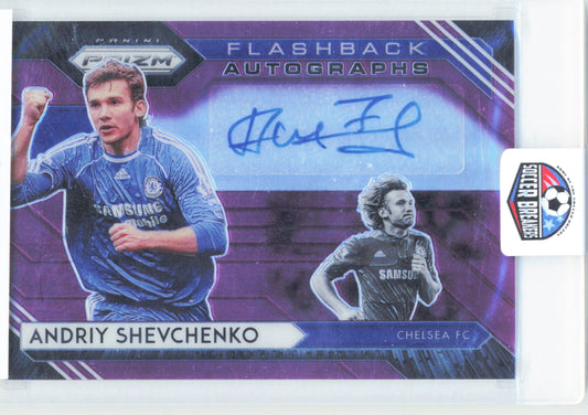 Panini Andriy shevchenko Purple Flashback Autograph Prizm /99 Panini Prizm Premier League 2020-21