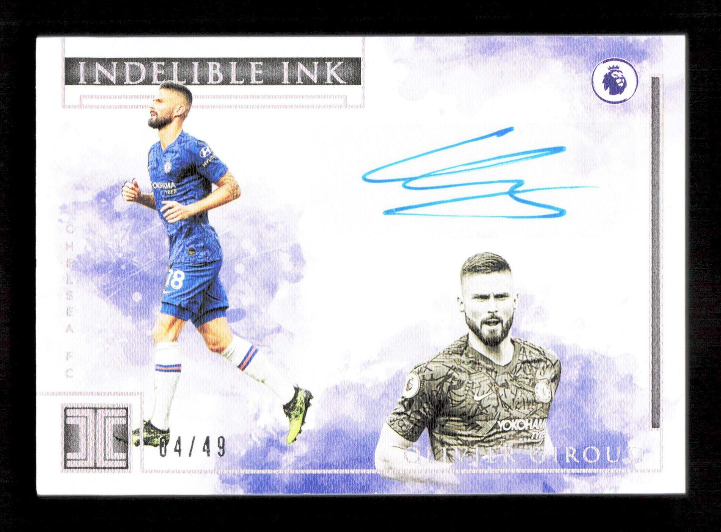 Panini Olivier Giroud Indelible Ink Card /49 Panini Impeccable Premier League 2019-20