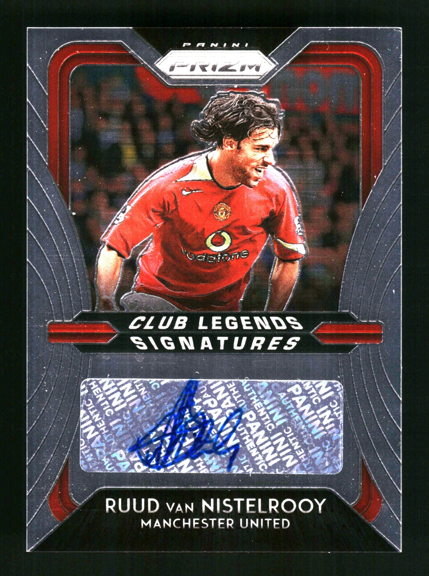 Panini Ruud Van Nistelrooy Club Legends Signatures Panini Prizm Premier League 2020-21