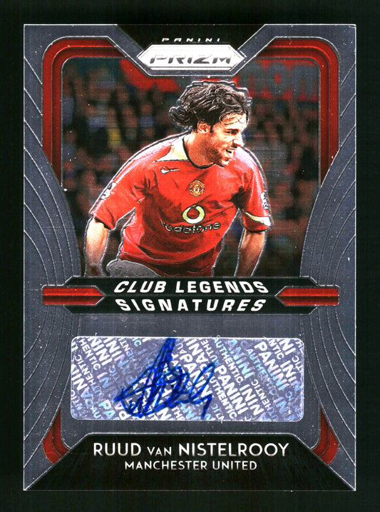 Panini Ruud Van Nistelrooy Club Legends Signatures Panini Prizm Premier League 2020-21