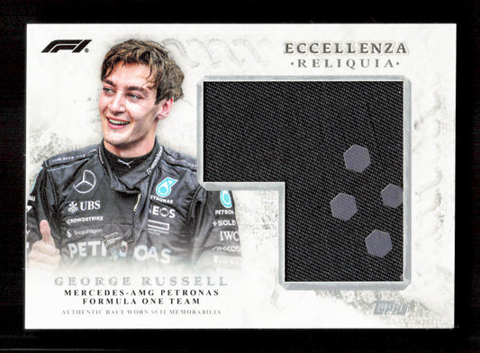 Topps George Russell Base Race Worn Reliquia Card Eccellenza 2024