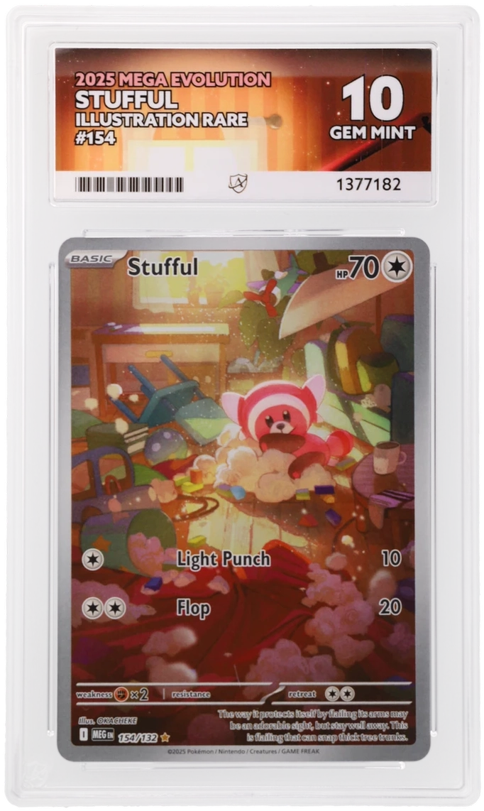 Pokemon Stufful 154/132 Illustration Rare 2025 Mega Evolution ACE 10