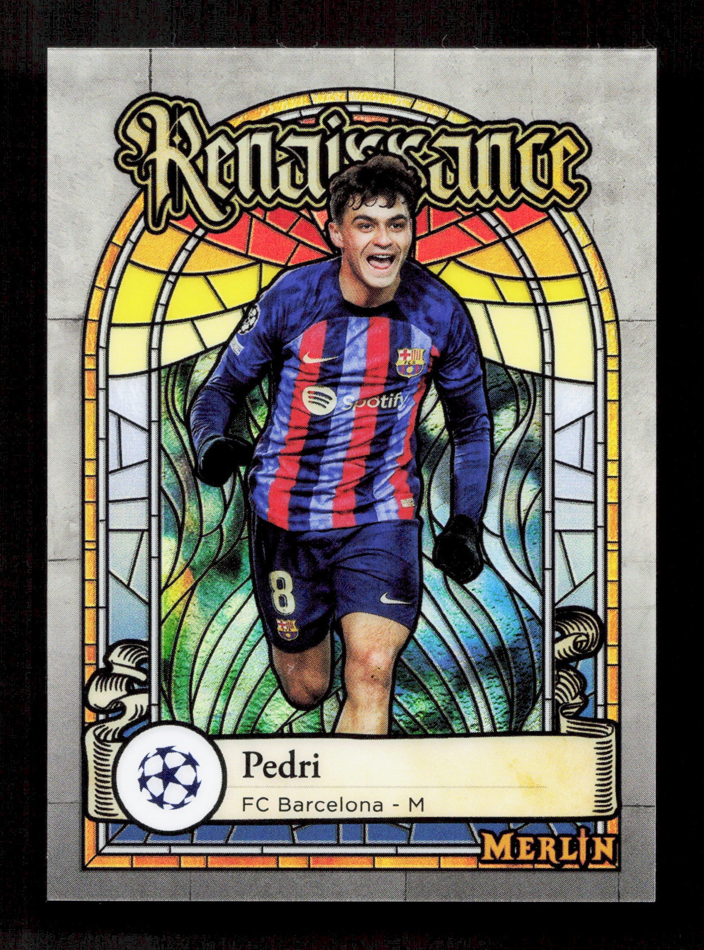 Topps Pedri Renaissance (Case Hit) Merlin UEFA Champions League 2023-24