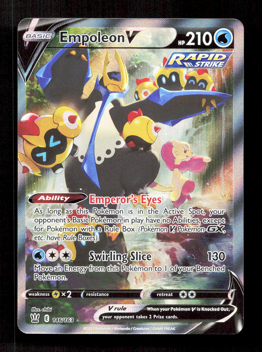 Pokemon Empoleon V 146/163 Alternate Art Pokemon Battle Styles 2021