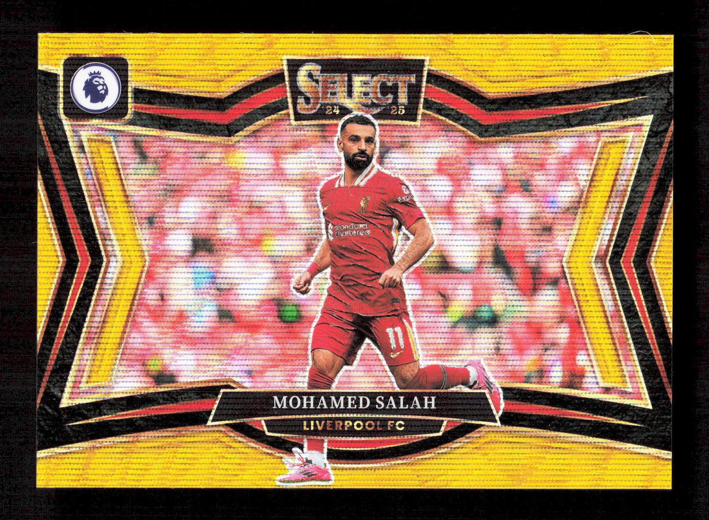 Panini Mohamed Salah Gold Field Level Prizm /10 Panini Select Premier League 2024-25 #221
