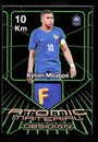 Panini Kylian Mbappe Green Atomic Material Relic Card /5 Panini Obsidian Soccer 2024-25
