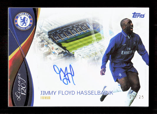Topps Jimmy Floyd Hasselbank Orange Bridge Of Dreams Autograph Card /25 Lineage Chelsea 120 Years Anniversary 2024-25