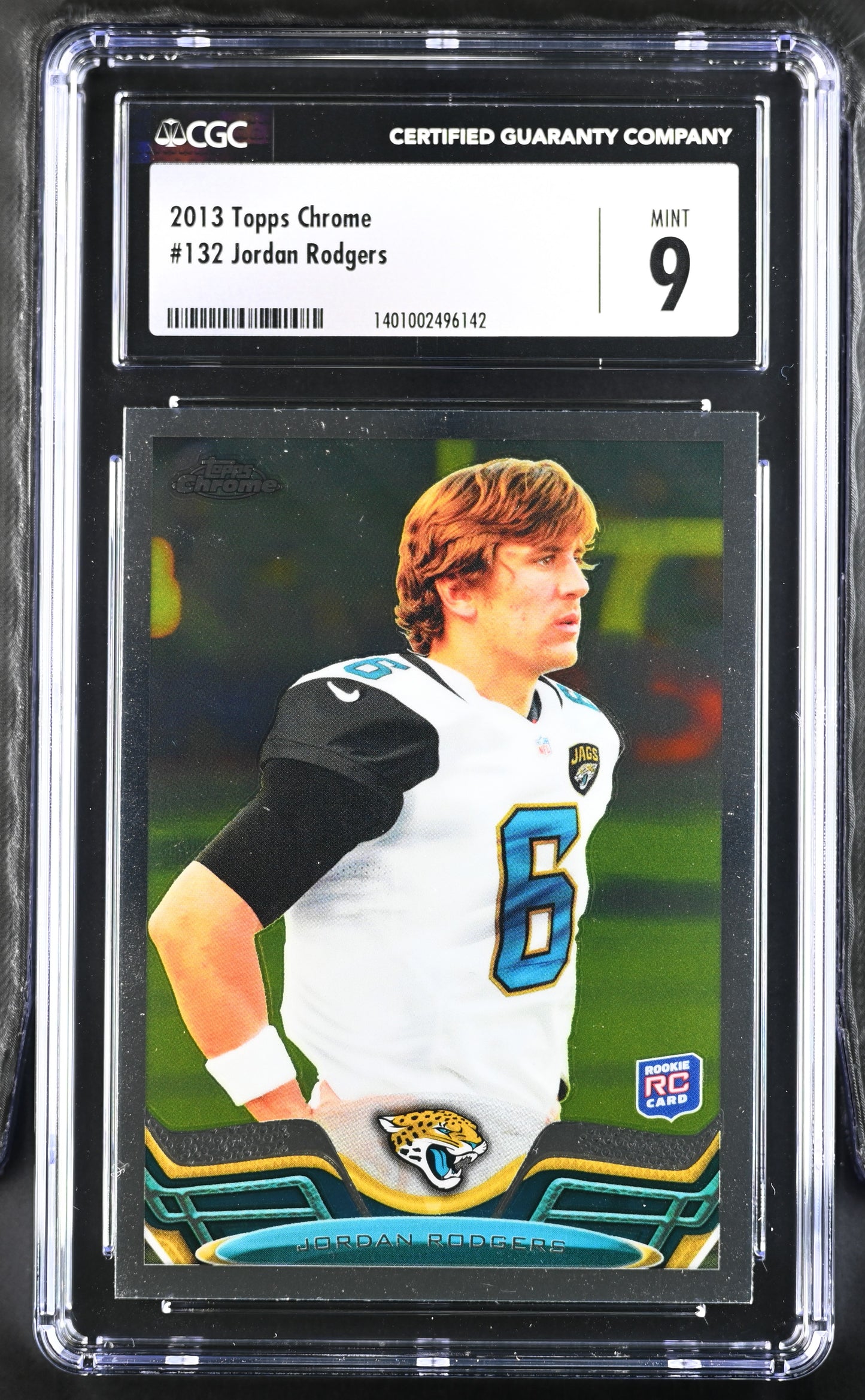 Topps Jordan Rodgers Base Card RC Chrome American Football 2013 #132 CGC9