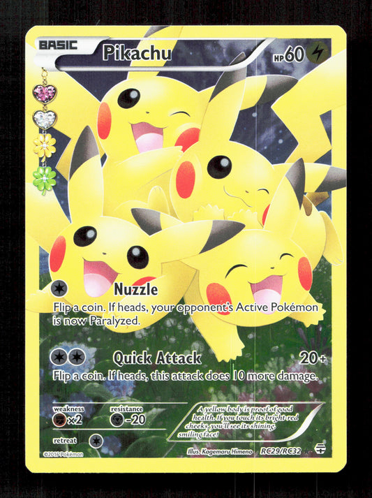 Pokemon Pikachu RC29/RC32 Ultra Rare Pokemon Generations Radiant Collection 2016