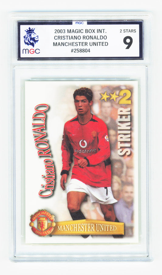 Magic Box International Cristiano Ronaldo Striker Card Shoot Out Premier League 2003 MGC9