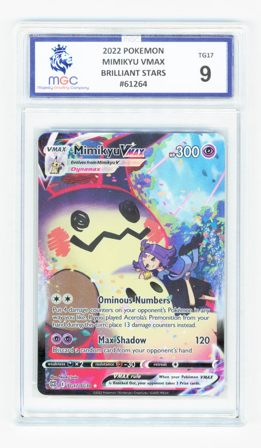 Pokemon Mimikyu VMAX TG17/TG30 Pokemon Brilliant Stars 2022 MGC9