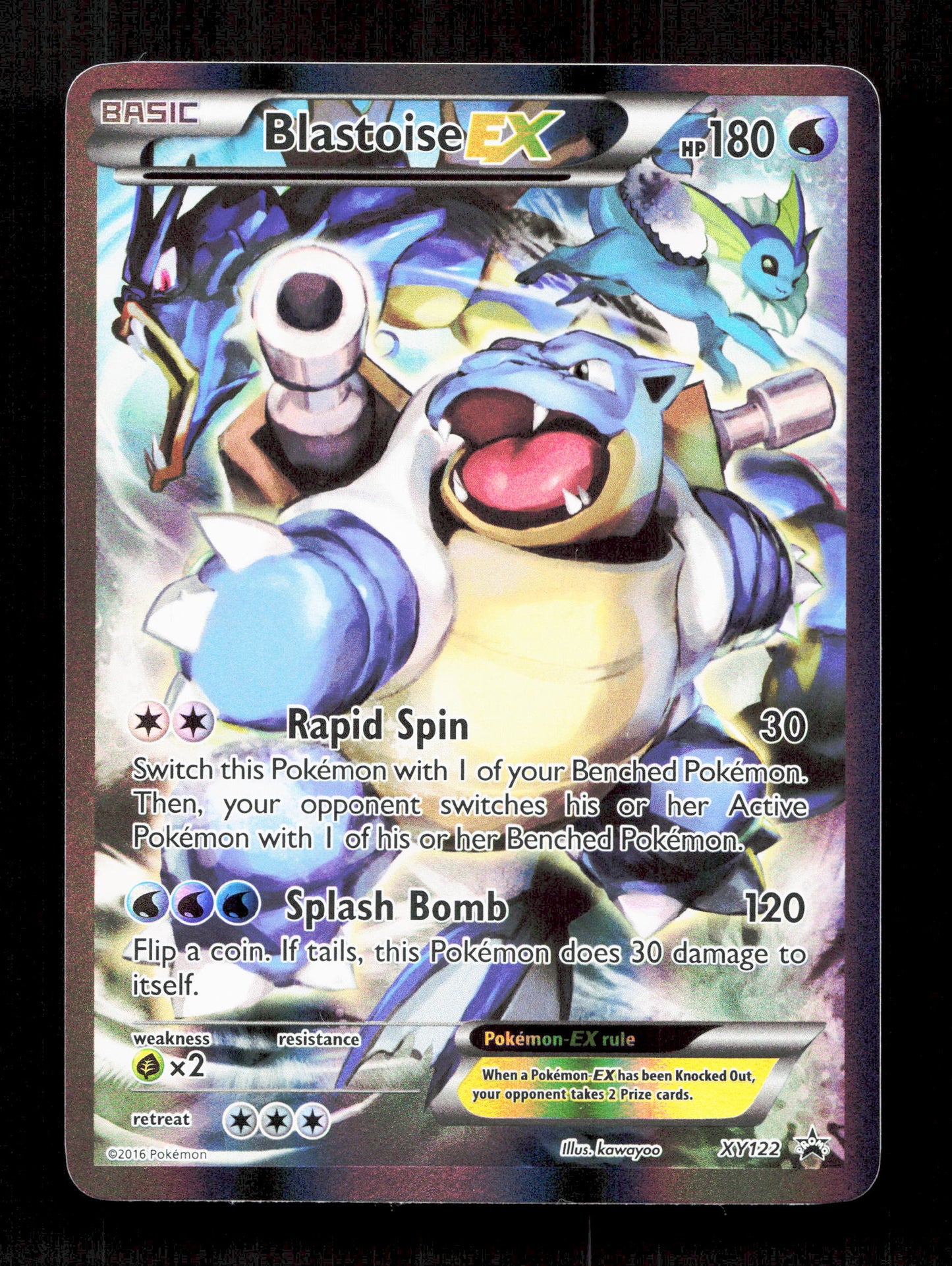 Pokemon Blastoise EX XY122 Pokemon Black Star Promo 2016