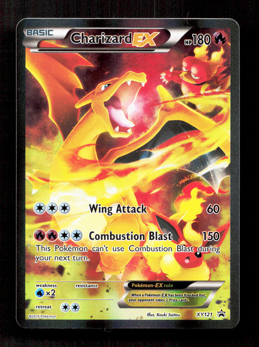 Pokemon Charizard EX XY121 Pokemon Black Star Promo 2016