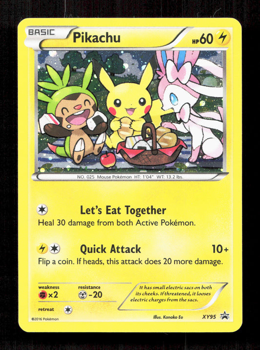 Pokemon Pikachu XY95 Pokemon Black Star Promo 2016