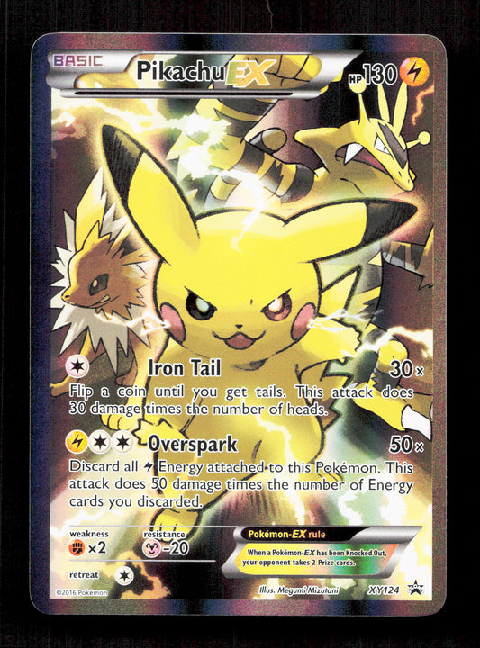 Pokemon Pikachu EX XY124 Pokemon Black Star Promo 2016
