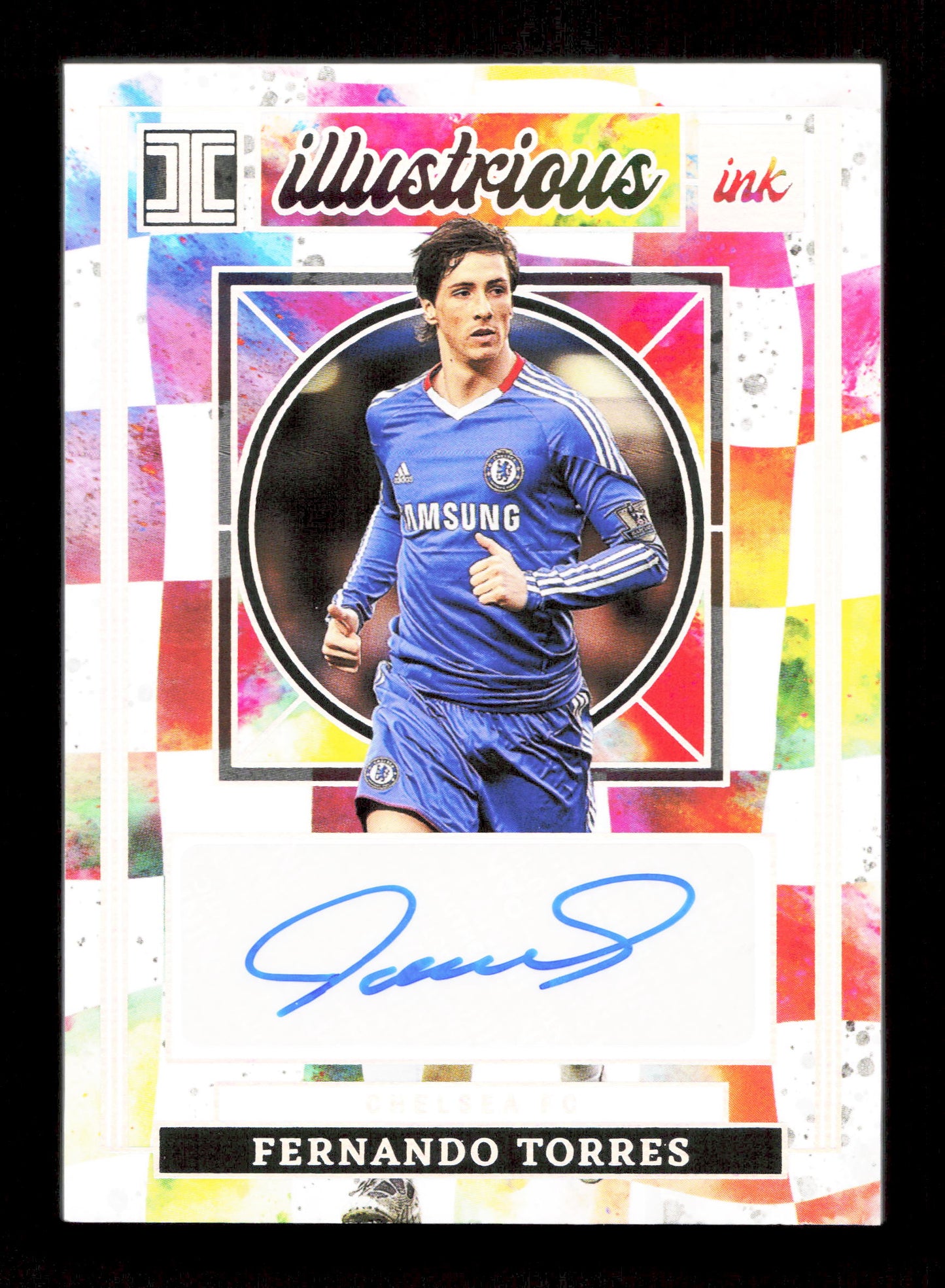 Panini Fernando Torres Illustrious Ink Autograph Card /10 Panini Impeccable Premier League Soccer 2024/25