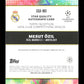Topps Mesut Ozil Blue Star Quality Autograph Card /49 Inception UEFA Club Competition 2024-25
