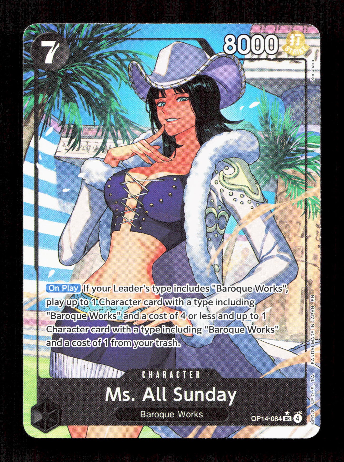 One Piece Ms. All Sunday OP14-084 Alt Art The Azure Seas Seven 2025