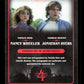 Zerocool Natalia Dyer as Nancy Wheeler & Charlie Heaton as Jonathan Byers Pink Dual Autograph Card /86 Stranger Things Season