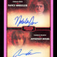 Zerocool Natalia Dyer as Nancy Wheeler & Charlie Heaton as Jonathan Byers Pink Dual Autograph Card /86 Stranger Things Season